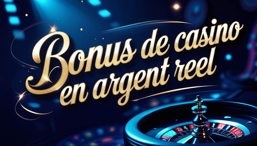 Bonus de casino en argent réel